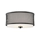 Plafonnier Savoy House Meridian M60018Mbk 3 Lumières 180W Noir Mat