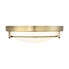 Plafonnier Savoy House Meridian M60019Nb 2 Lumières 120W Laiton Naturel