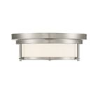 Plafonnier Savoy House Meridian M60062Bn 2 Lumières 120W Nickel Brossé