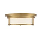 Plafonnier Savoy House Meridian M60062Nb 2 Lumières 120W Laiton Naturel