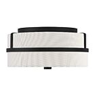 Plafonnier Savoy House Meridian M60065Mbk 2 Lumières 120W Noir Mat