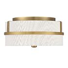 Plafonnier Savoy House Meridian M60065Nb 2 Lumières 120W Laiton Naturel