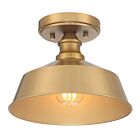 Plafonnier Semi Encastré Savoy House Meridian M60068Nb 1 Lumière 60W Laiton Naturel