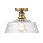 Plafonnier Semi Encastré Savoy House Meridian M60070Nb 1 Lumière 60W Laiton Naturel