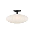 Savoy House M60075MBK 1-Lumière 60W Noir mat Semi Encastré