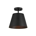 Savoy House M60076MBK 1-Lumière 60W Noir mat Semi Encastré