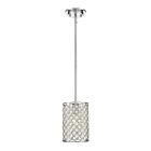 Mini Suspendu Savoy House Meridian M70017Ch 1 Lumière 60W Chromé