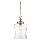 Mini Suspendu Savoy House Meridian M70019Bn 1 Lumière 60W Nickel Brossé