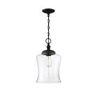 Suspendu Savoy House Meridian M70019Mbk 1 Lumière 60W Noir Mat