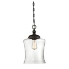Mini Suspendu Savoy House Meridian M70019Orb 1 Lumière 60W Bronze Frotté À L'Huile