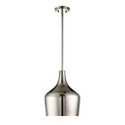 Suspendu Savoy House Meridian M70020Pn 1 Lumière 60W Nickel Poli