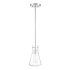 Suspendu Savoy House Meridian M70063Ch 1 Lumière 60W Noir Mat