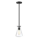 Suspendu Savoy House Meridian M70063Mbk 1 Lumière 60W Noir Mat