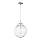 Mini Suspendu Savoy House Meridian M70068Bn 1 Lumière 60W Nickel Brossé