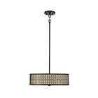 Suspendu Savoy House Meridian M70108Orb 3 Lumières 180W Bronze Frotté À L'Huile
