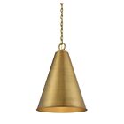 Suspendu Savoy House Meridian M70112Nb 1 Lumière 60W Laiton Naturel