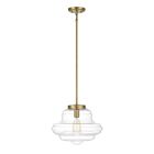 Suspendu Savoy House Meridian M7022Nb 1 Lumière 60W Laiton Naturel