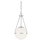 Suspendu Savoy House Meridian M7025Ch 1 Lumière 60W Noir Mat