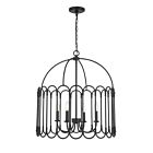 Suspendu Savoy House Meridian M7029Mbk 4 Lumières 240W Noir Mat