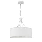 Savoy House Meridian M7040BQW 4-Lumières 240W Biscuit Blanc Suspendu
