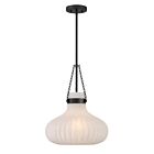 Savoy House M7046MBK 1-Lumière 60W Noir mat Suspendu