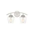 Luminaire de vanité Savoy House Meridian M80031BN  2 Lumières 120W Nickel brossé