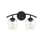 Luminaire de vanité Savoy House Meridian M80031MBK  2 Lumières 120W Noir mat