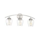 Luminaire de vanité Savoy House Meridian M80032BN 3 Lumières 180W Nickel brossé