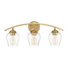 Luminaire de vanité Savoy House Meridian M80032NB  3 Lumières 180W Laiton naturel