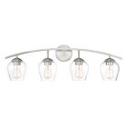 Luminaire de vanité Savoy House Meridian M80033BN 4 Lumières 240W Nickel brossé