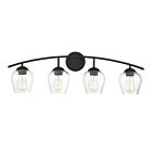 Luminaire de vanité Savoy House Meridian M80033MBK  4 Lumières 240W Noir mat