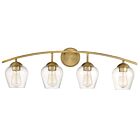 Luminaire de vanité Savoy House Meridian M80033NB  4 Lumières 240W Laiton naturel