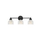 Luminaire de vanité Savoy House Meridian M80035MBK  3 Lumières 180W Noir mat