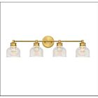 Luminaire de vanité Savoy House Meridian M80036NB  4 Lumières 240W Laiton naturel