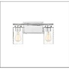 Luminaire de vanité Savoy House Meridian M80037CH  2 Lumières 120W Noir mat