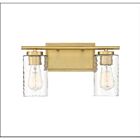 Luminaire de vanité Savoy House Meridian M80037NB  2 Lumières 120W Laiton naturel