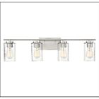 Luminaire de vanité Savoy House Meridian M80039BN  4 Lumières 240W Nickel brossé