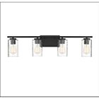 Luminaire de vanité Savoy House Meridian M80039MBK  4 Lumières 240W Noir mat