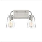 Luminaire de vanité Savoy House Meridian M80043BN  2 Lumières 120W Nickel brossé