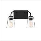 Luminaire de vanité Savoy House Meridian M80043MBK  2 Lumières 120W Noir mat