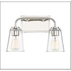 Luminaire de vanité Savoy House Meridian M80043PN  2 Lumières 120W Nickel poli