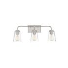 Luminaire de vanité Savoy House Meridian M80044BN  3 Lumières 180W Nickel brossé
