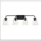 Luminaire de vanité Savoy House Meridian M80045MBK  4 Lumières 240W Noir mat