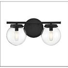 Luminaire de vanité Savoy House Meridian M80046MBK  2 Lumières 120W Noir mat