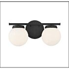 Luminaire de vanité Savoy House Meridian M80047MBK  2 Lumières 120W Noir mat