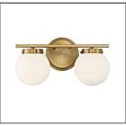 Luminaire de vanité Savoy House Meridian M80047NB  2 Lumières 120W Laiton naturel