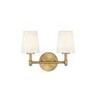 Luminaire de vanité Savoy House Meridian M80050NB  2 Lumières 120W Laiton naturel