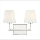 Luminaire de vanité Savoy House Meridian M80052PN  2 Lumières 120W Nickel poli
