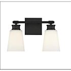Luminaire de vanité Savoy House Meridian M80054MBK  2 Lumières 120W Noir mat