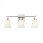 Luminaire de vanité Savoy House Meridian M80055BN  3 Lumières 180W Nickel brossé